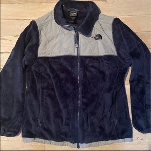 SOLD Navy Blue Fuzzy Girls North Face